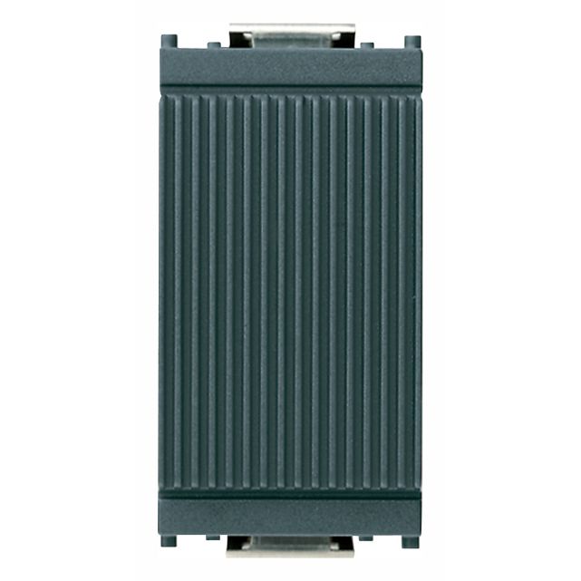 Vimar Idea Blank Module, Grooved Front, 1 Module, Halogen-Free