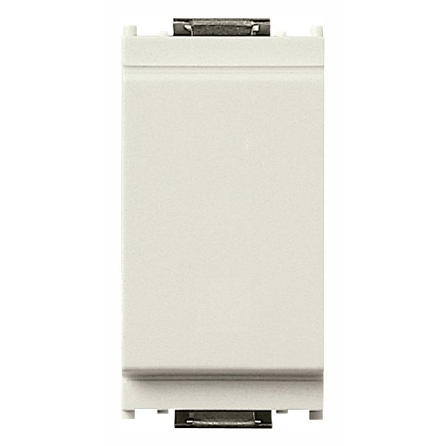 Vimar Idea Blank Module, Smooth Front, 1 Module, Thermoplastic, Halogen-Free