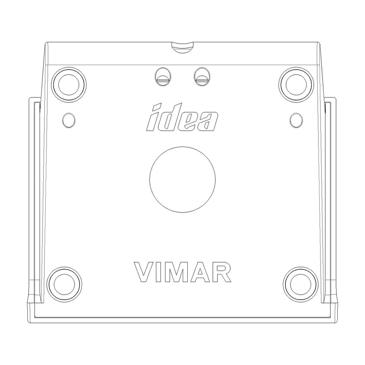Vimar Idea 3-Module Table Mounting Box, For Classica Cover Plate, IP20