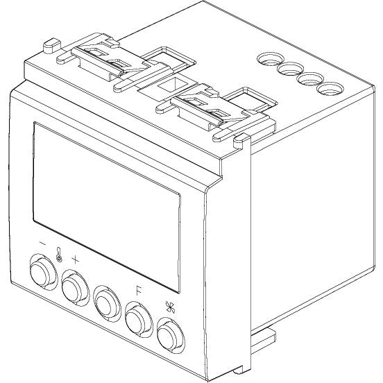 Vimar Idea KNX Thermostat, 2-Zone, 4A 24V Relay Output, IP40