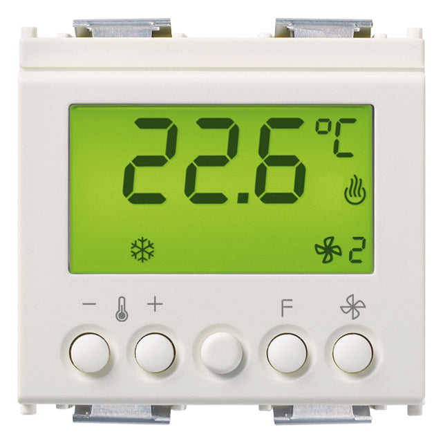 Vimar Idea KNX Thermostat, 2-Zone, 4A 24V Relay Output, IP40
