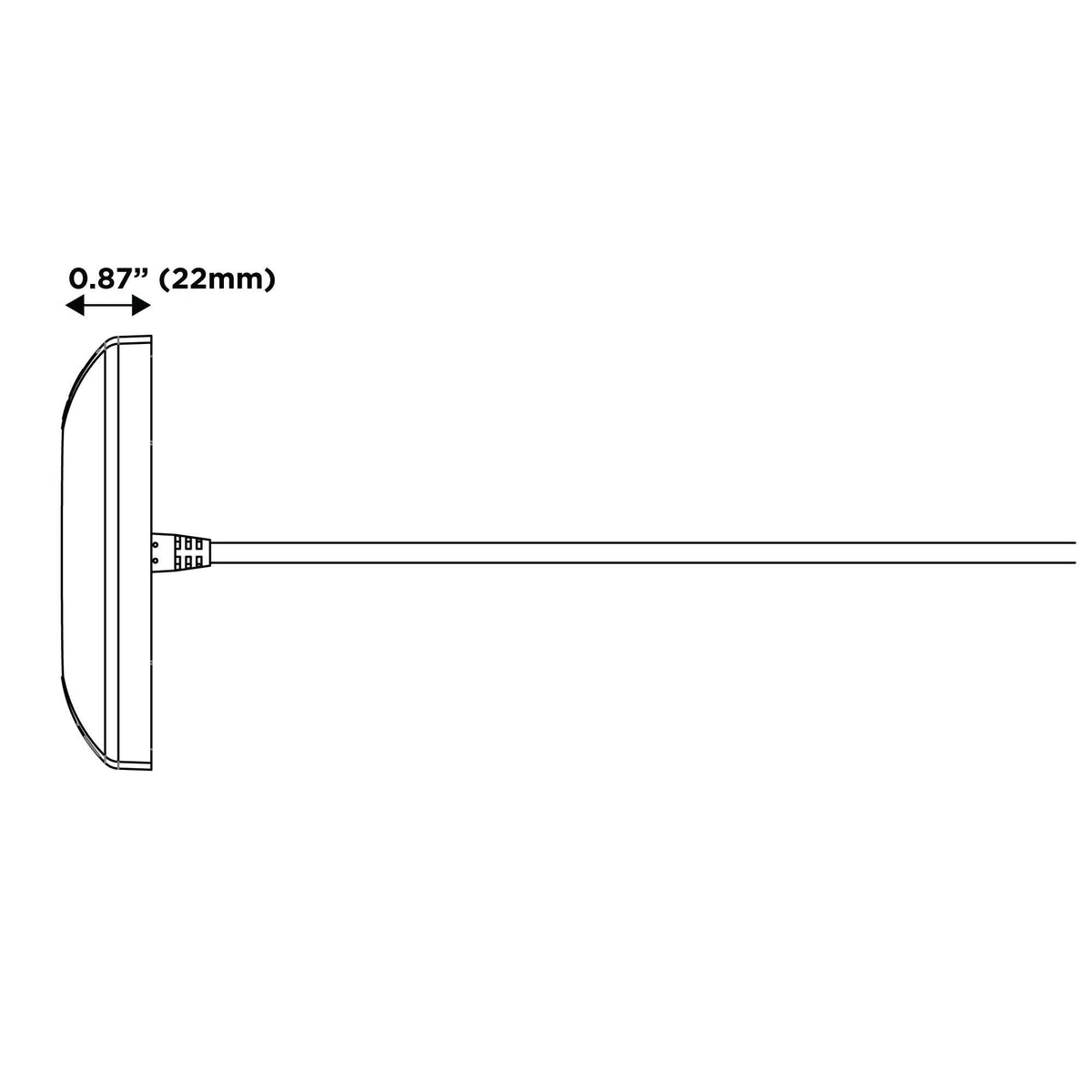 Ocean LED - Replacement Bezel - Plastic Black Bezel (PLS-000017)