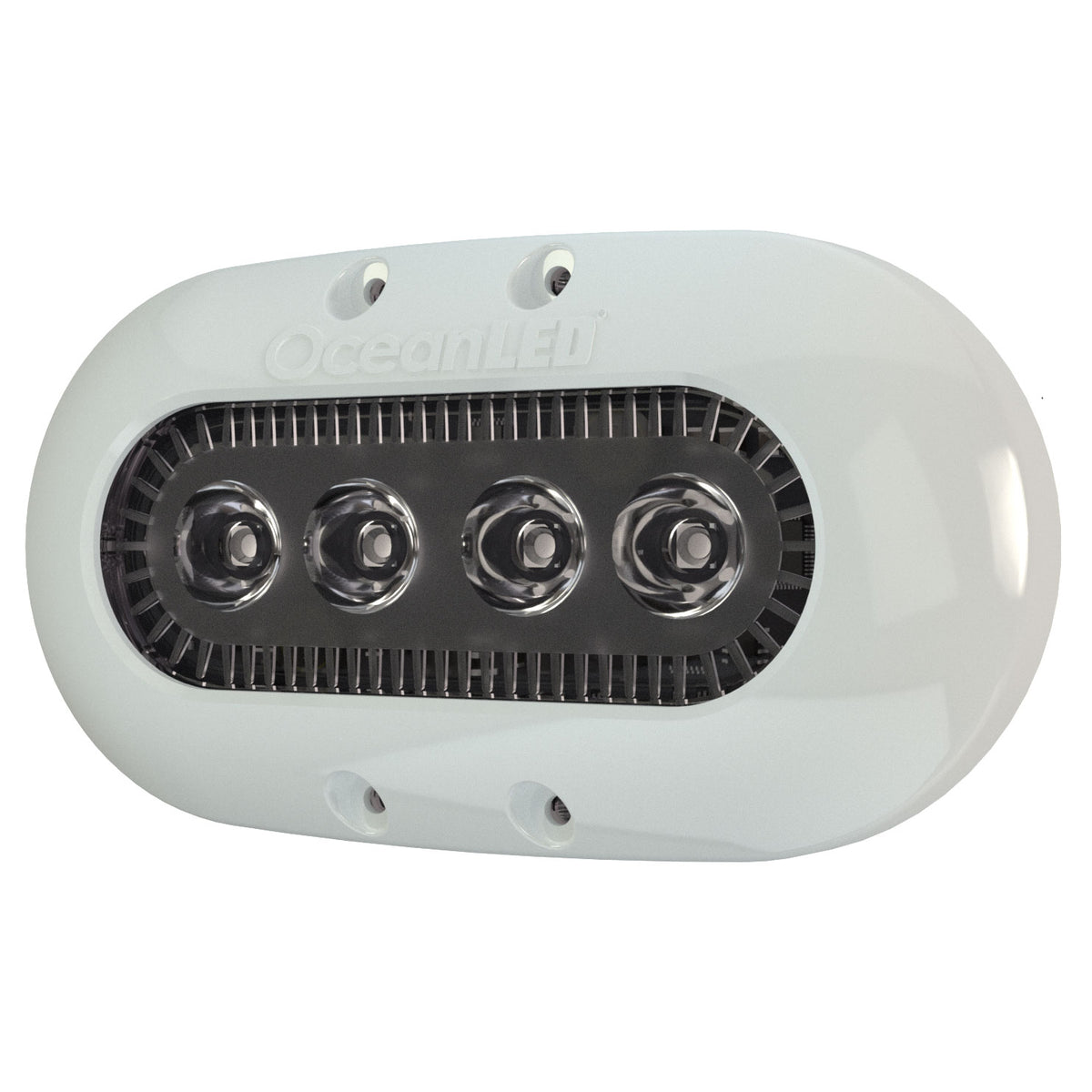Ocean LED - X-SERIES X4 Underwater Light - With Isolating Mounting Kit, 9-32V, IP69K, Circular Beam Angle, Up to 1150 Fixture Lumens