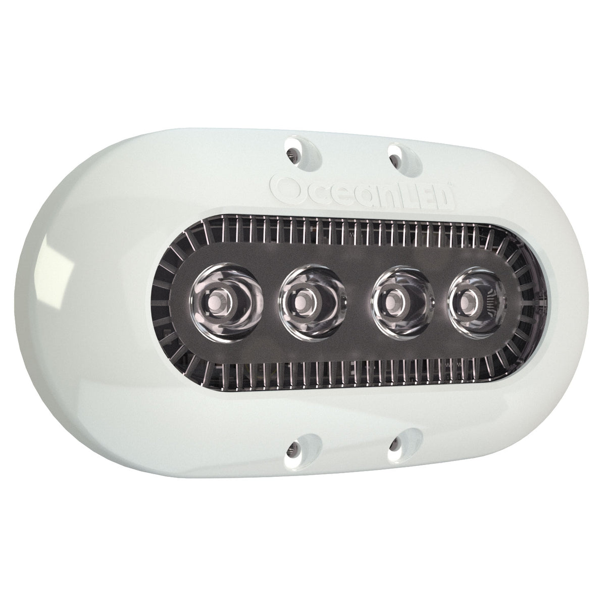 Ocean LED - X-SERIES X4 Underwater Light - With Isolating Mounting Kit, 9-32V, IP69K, Circular Beam Angle, Up to 1150 Fixture Lumens