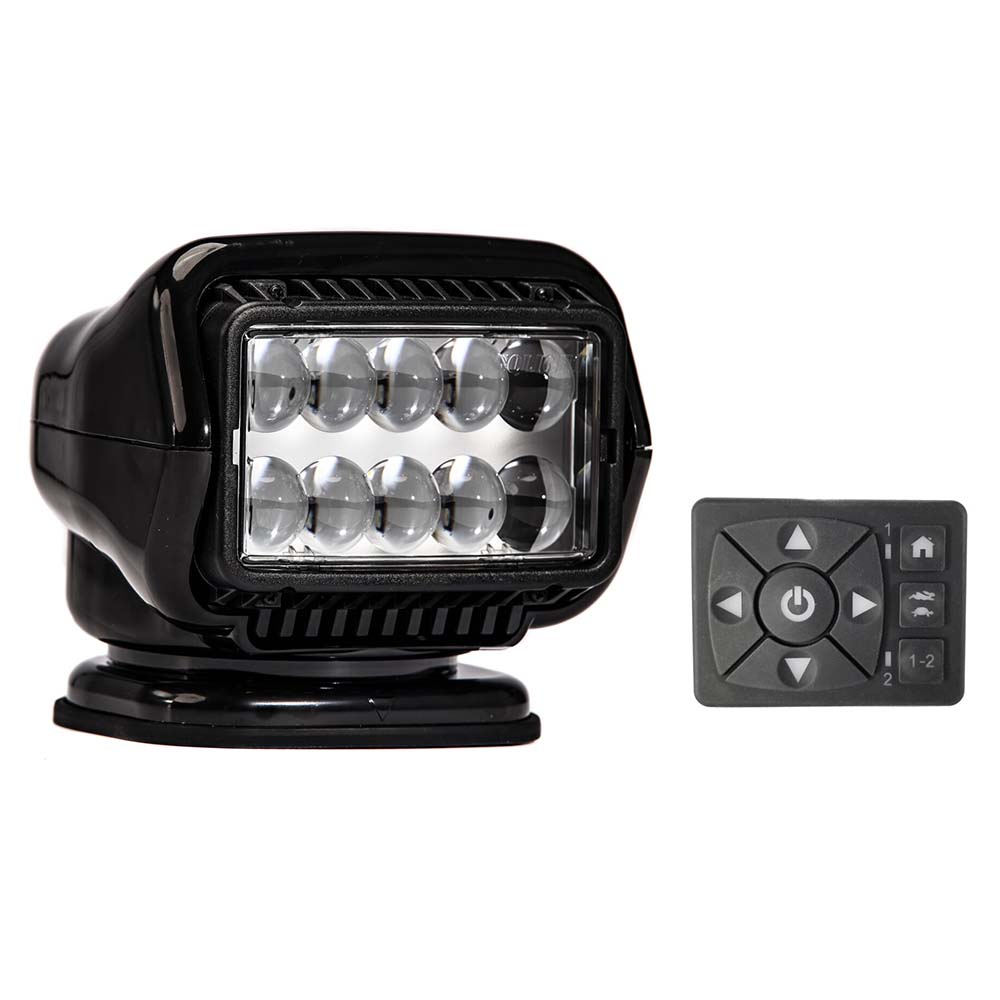 Golight - Stryker ST Series Spreader Light - Permanent Mount, 12V, With Hard Wired Dash Mount Remote