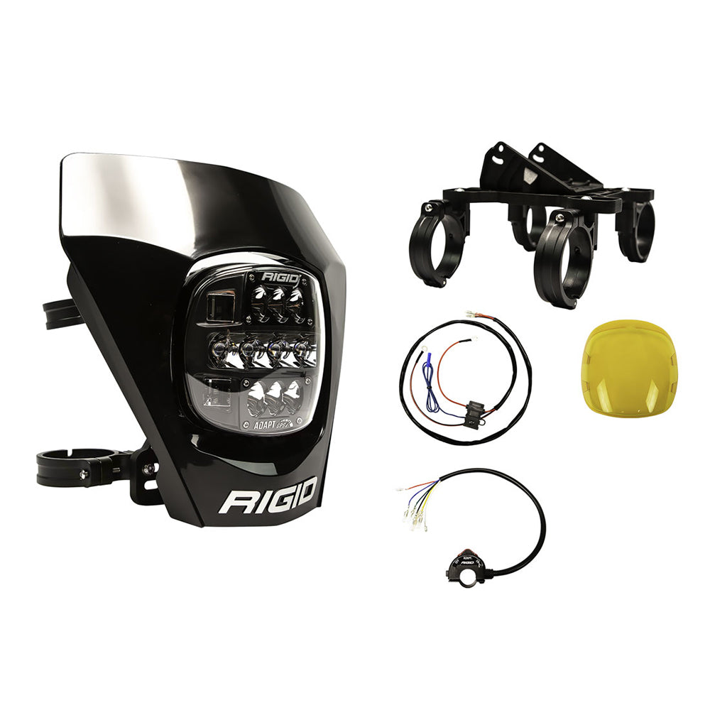 RIGID Industries - Adapter XE Extreme Enduro Kit - 9-32V, Impact Resistant, Polycarbonate Lens