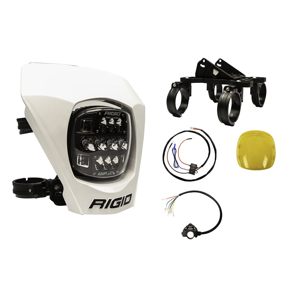 RIGID Industries - Adapter XE Extreme Enduro Kit - 9-32V, Impact Resistant, Polycarbonate Lens