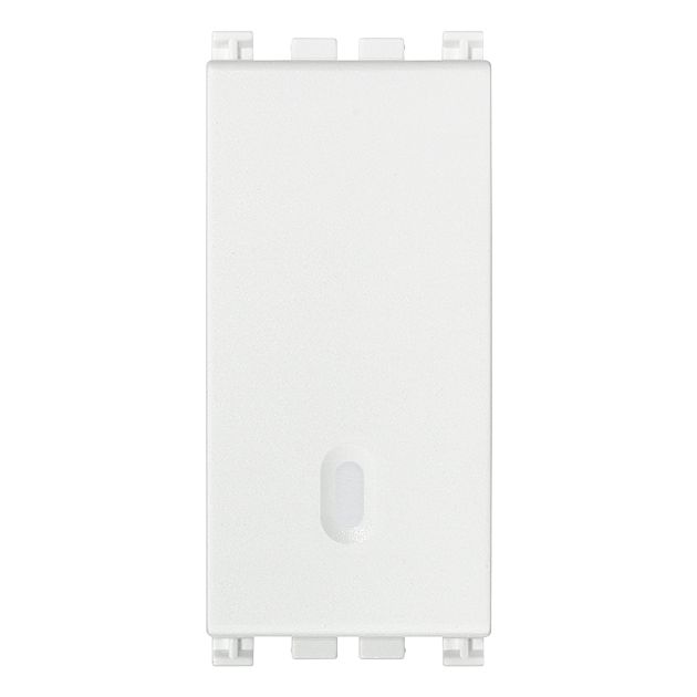 Vimar Arké 2-Way Rocker Switch, 1P, 16AX, 250V, IP40, Lightable, Replaceable Button