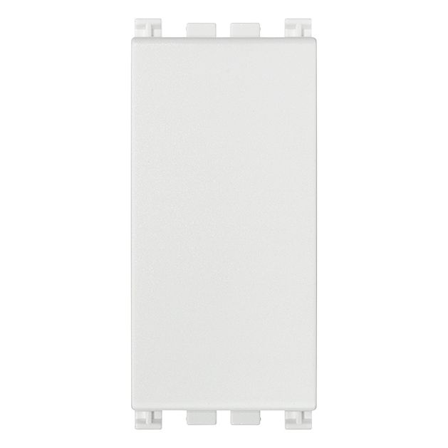 Vimar Arké Blank Module, 1 Module, Flush Mount, Plastic