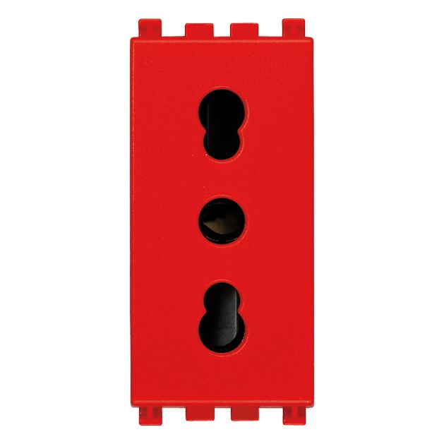 Vimar Arké SICURY P17/11 Socket Outlet, 2P+E, 16A 250V, IP20, Flush Mount