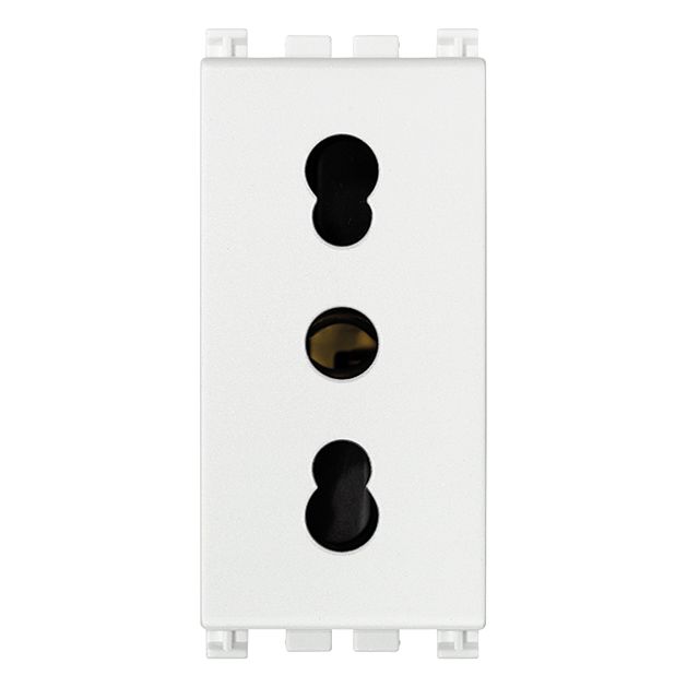 Vimar Arké SICURY P17/11 Socket Outlet, 2P+E, 16A 250V, IP20, Flush Mount