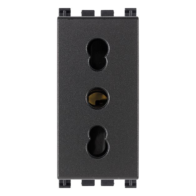 Vimar Arké SICURY P17/11 Socket Outlet, 2P+E, 16A 250V, IP20, Flush Mount