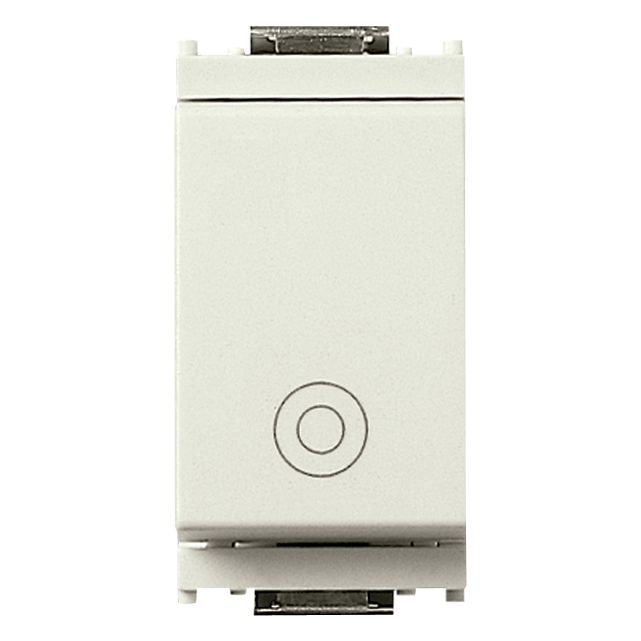 Vimar Idea Push Button Switch, 1P NO, 10A 250V, IP40, Flush Mount