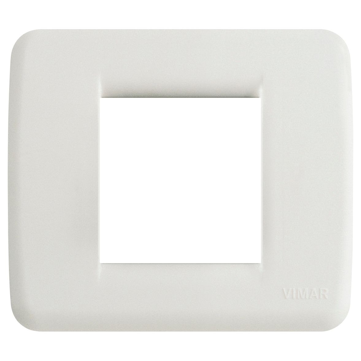 Vimar Idea Rondò Cover Plate, 1 Module or 2 Reduced Modules, Clamp Mounting