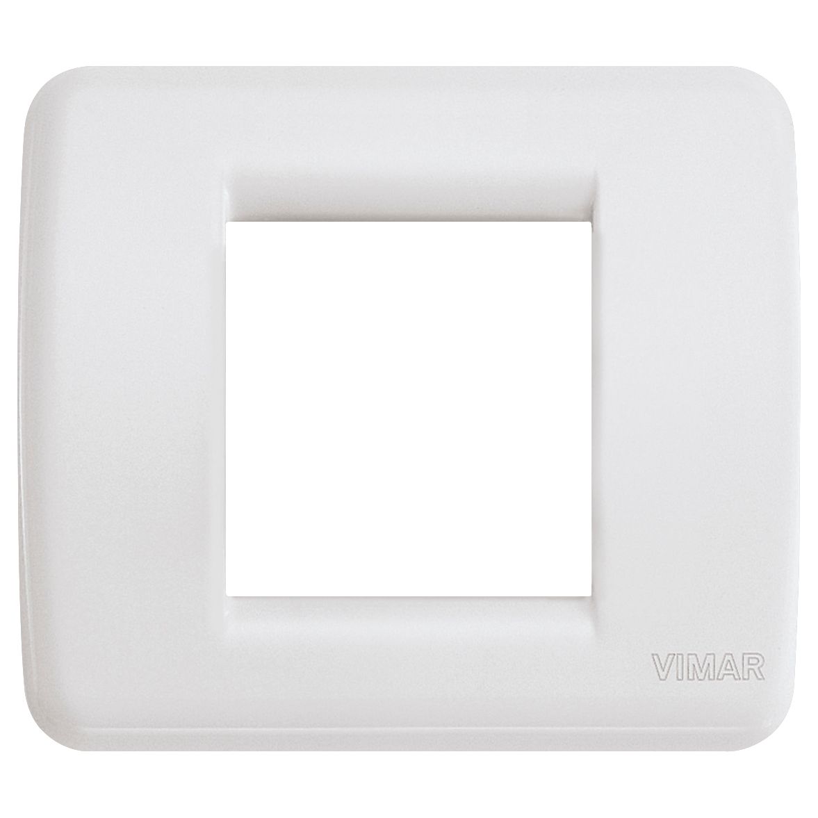 Vimar Idea Rondò Cover Plate, 1 Module or 2 Reduced Modules, Clamp Mounting