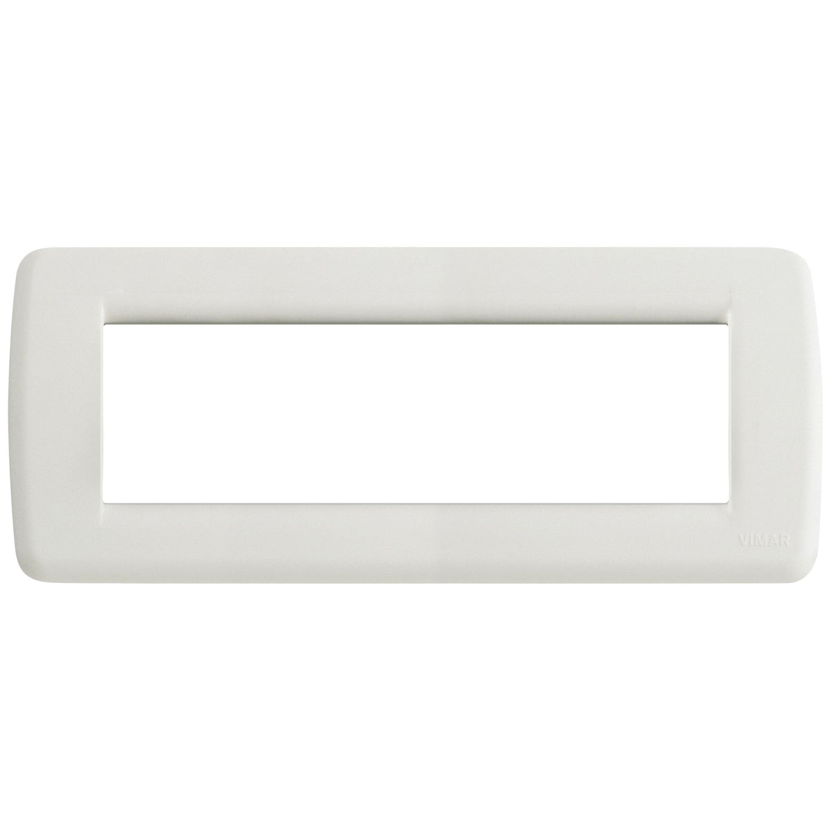 Vimar Idea Rondò 6-Module Cover Plate, Clamp Mounting