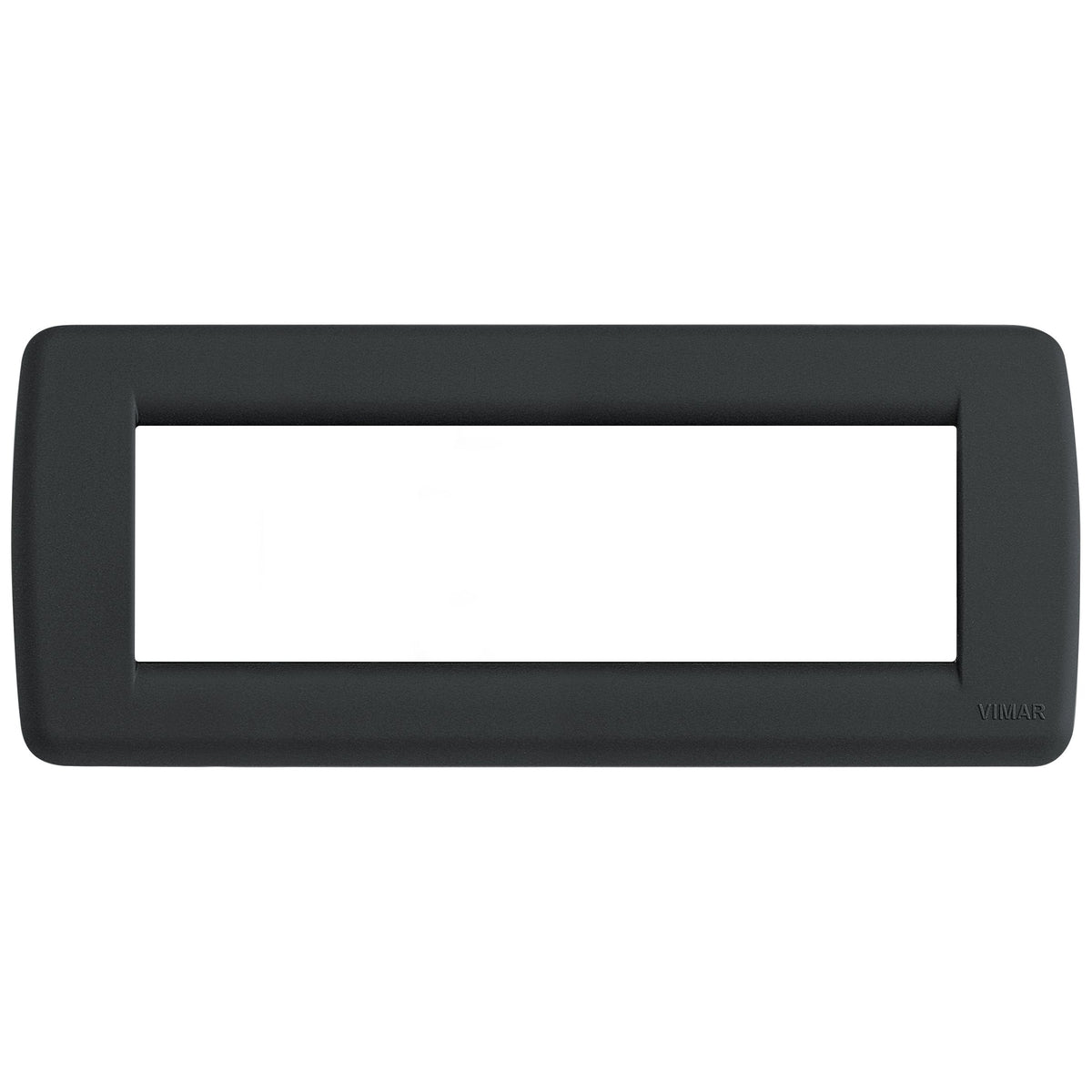 Vimar Idea Rondò 6-Module Cover Plate, Clamp Mounting