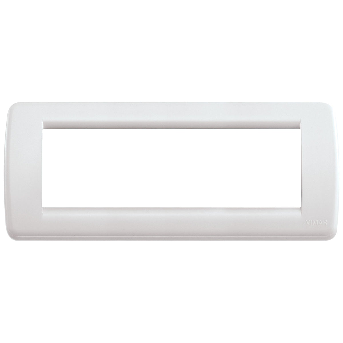 Vimar Idea Rondò 6-Module Cover Plate, Clamp Mounting