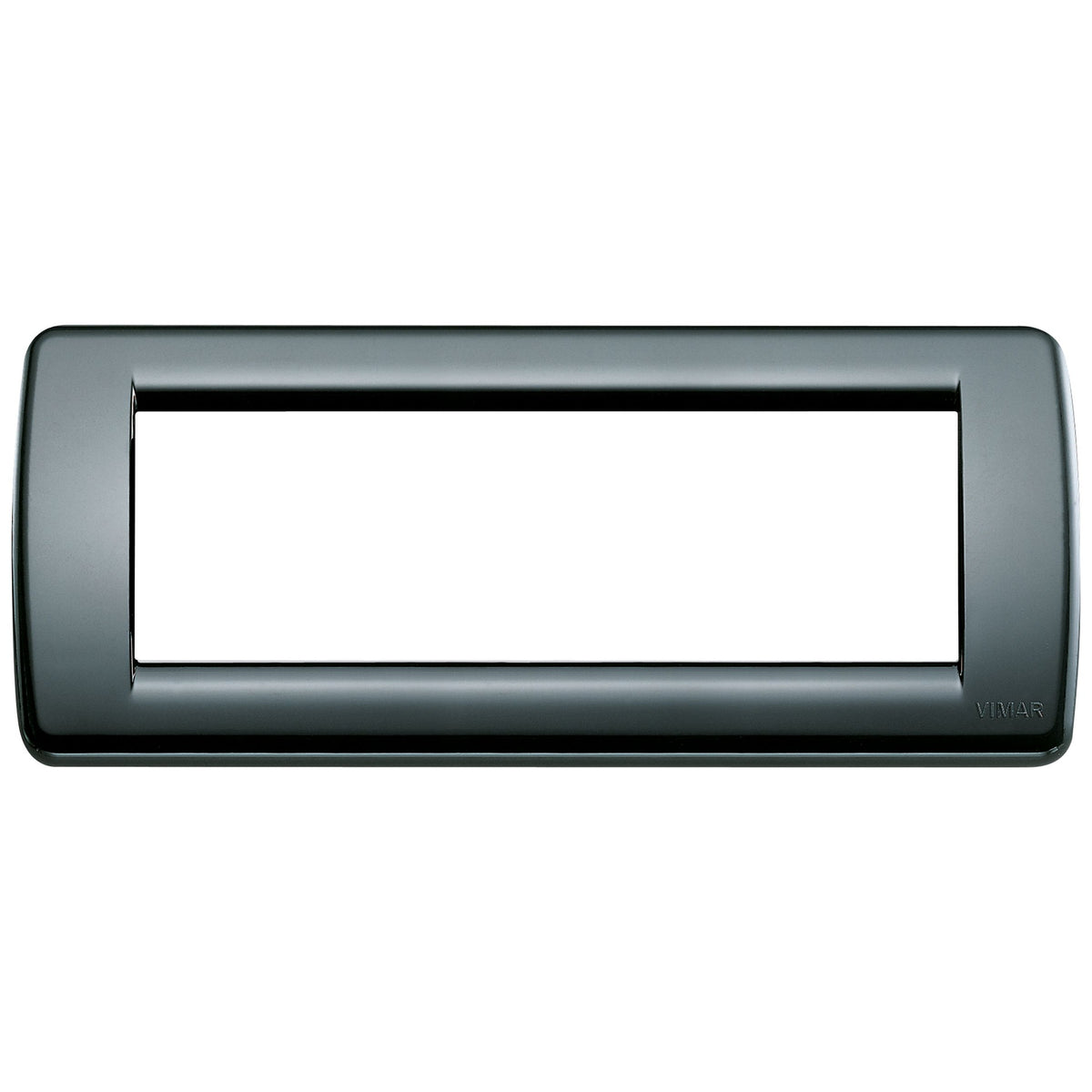 Vimar Idea Rondò 6-Module Cover Plate, Clamp Mounting