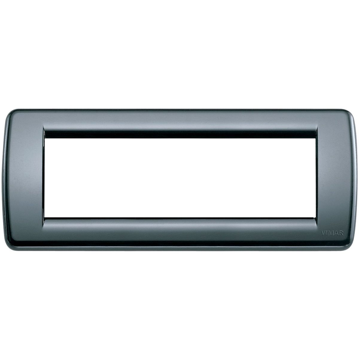 Vimar Idea Rondò 6-Module Cover Plate, Clamp Mounting