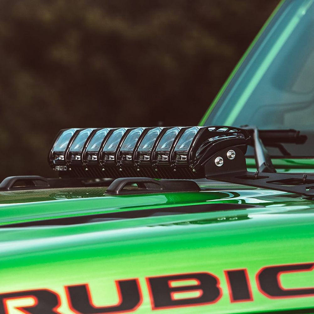 RIGID Industries - 2018 Jeep Wrangler JL Adapt Hood Mount f/20" Adapt Lightbar