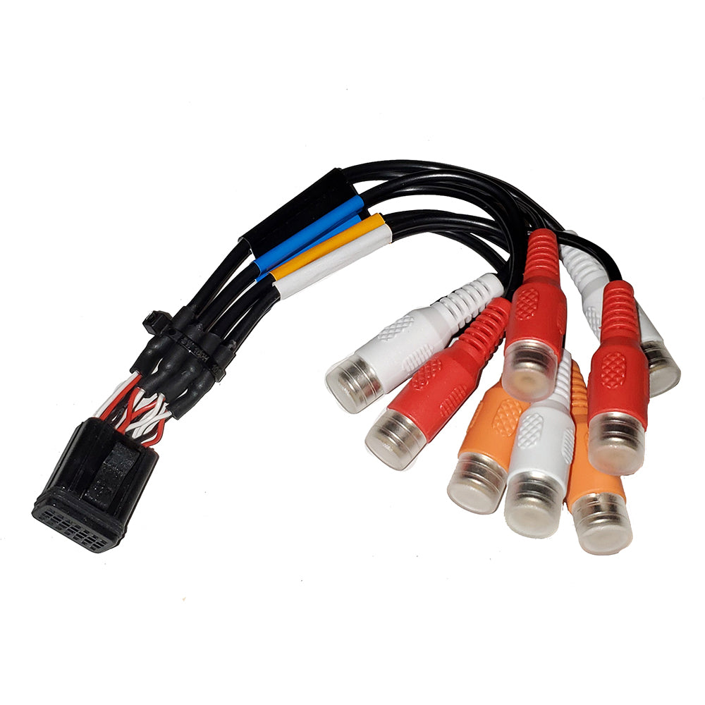 Fusion - Wire Harness f/ MS-RA670 & MS-RA770 Stereo - Zone 1 & 2 (B Port-RCA)