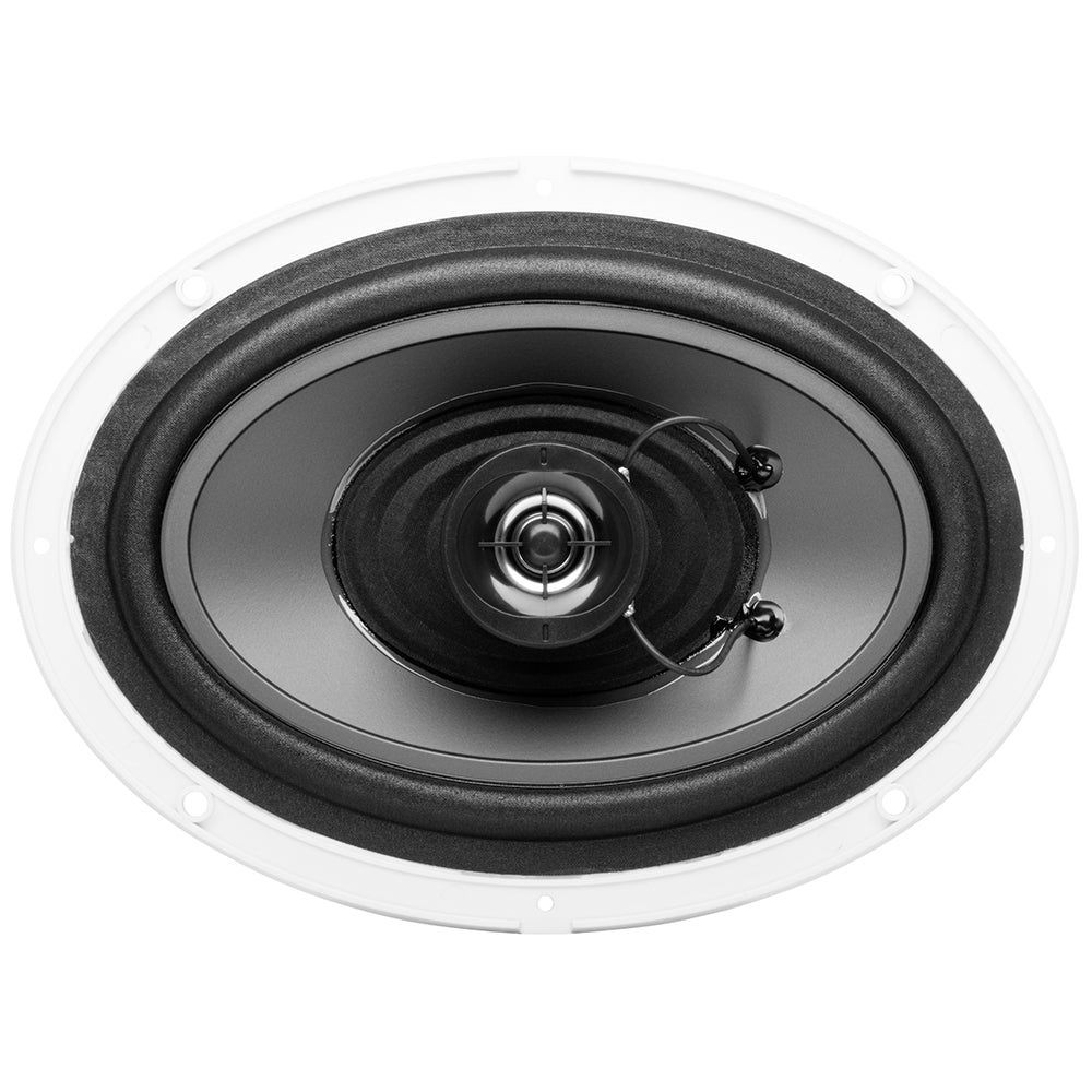 Boss Audio - 6" x 9" MR690 Oval Speakers - White - 350W