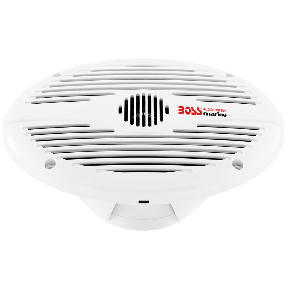 Boss Audio - 6" x 9" MR690 Oval Speakers - White - 350W