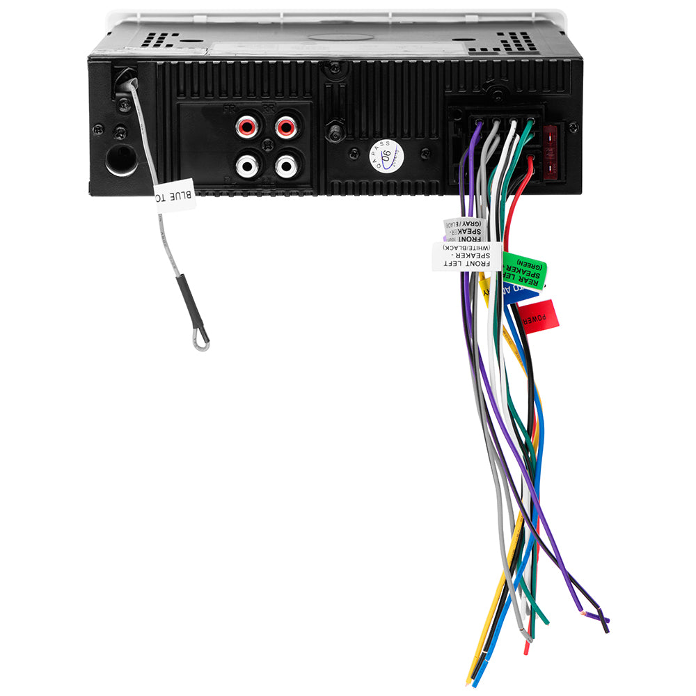 Boss Audio - MR762BRGB Marine Stereo w/ AM/FM/CD/BT/USB