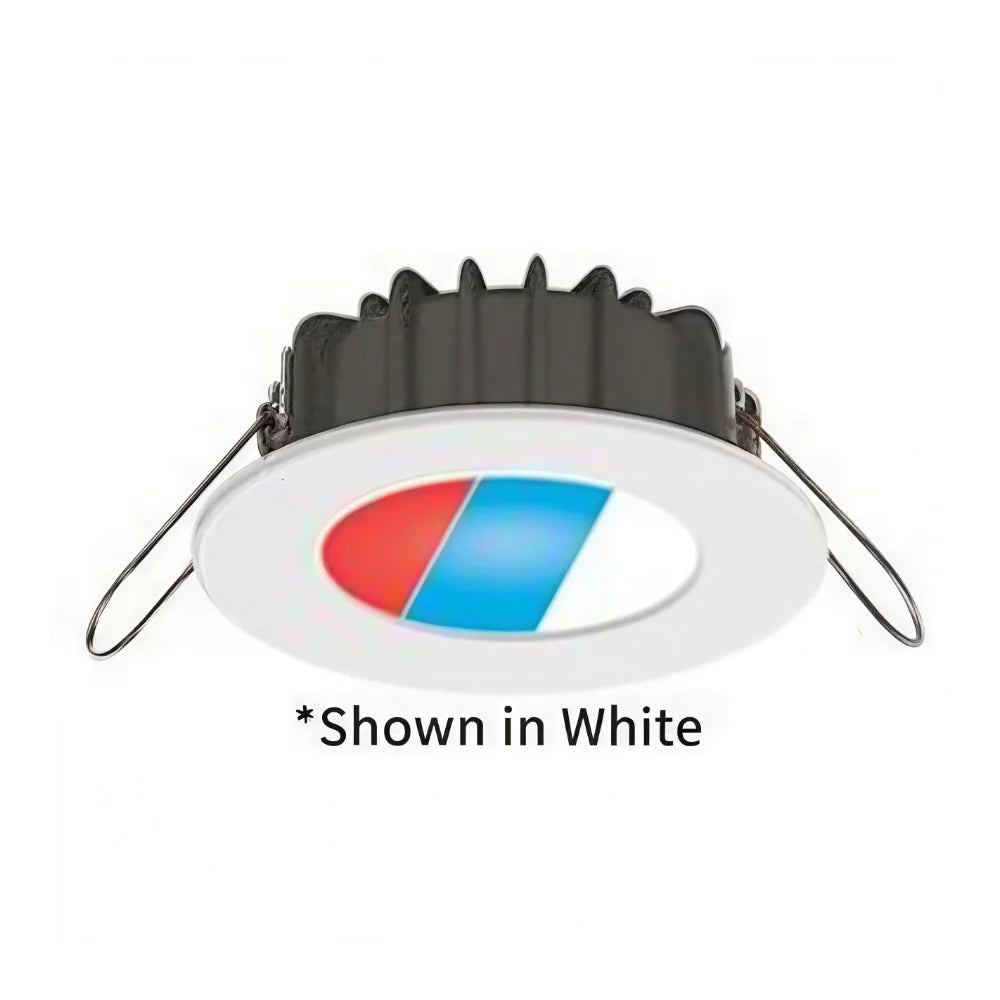 Imtra Model V Tri-Color LED Downlight, 10-40VDC, White Trim