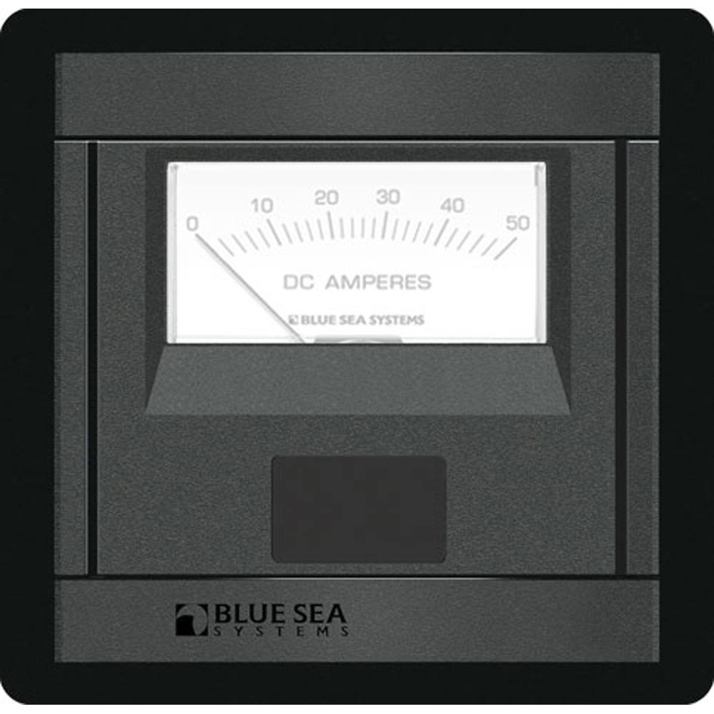 Blue Sea Systems Single Meter Mounting Panel, For 2-3/4 in Analog or Digital Meters, Mounting Screws, Center Adjustment Hole Plug