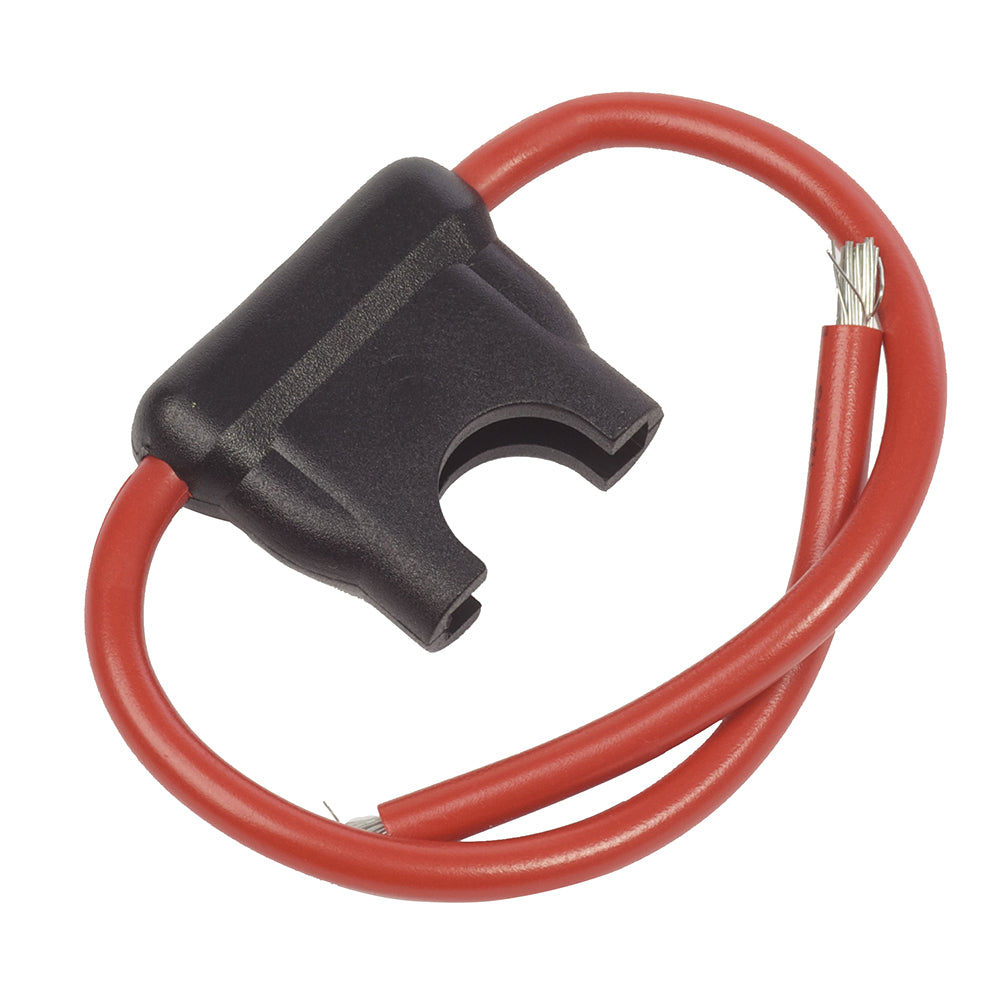 Blue Sea Systems In-Line ATO/ATC Fuse Holder, 12 AWG Pigtails, 30A Max