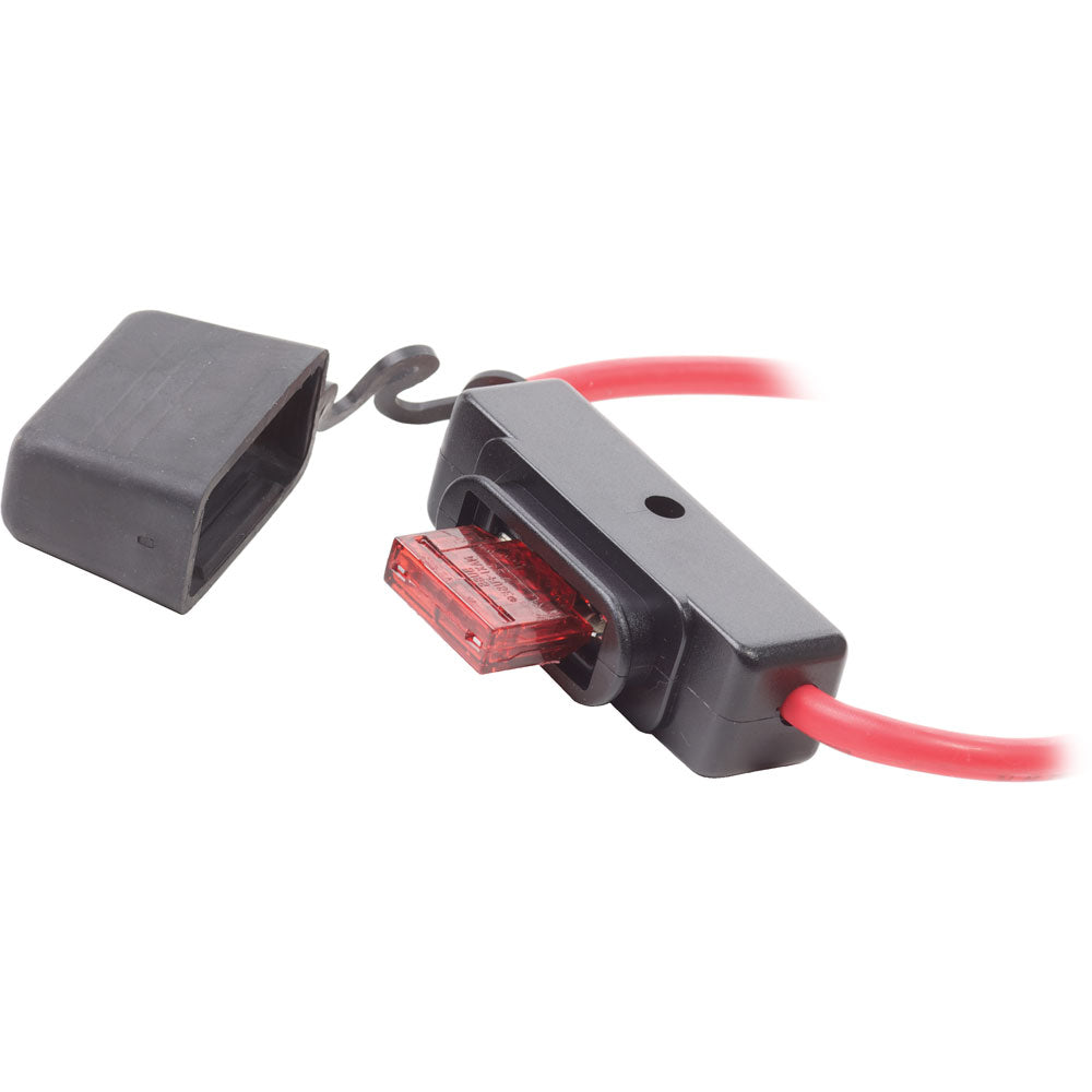 Blue Sea Systems MAXI In-Line Fuse Holder, 32V DC, 5 in #6 Lead Wire