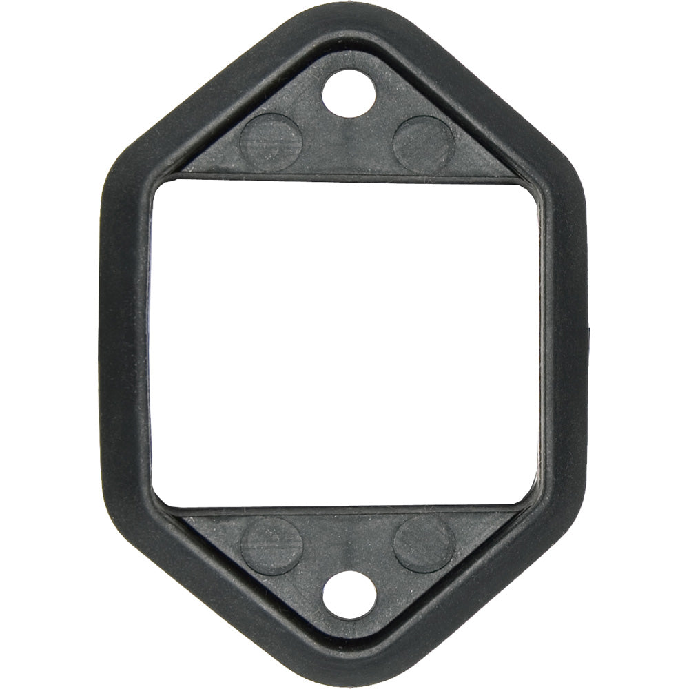 Blue Sea Systems 285-Series Circuit Breaker Panel Mount Adapter, For 185-Series or 285-Series Panel Mount Circuit Breakers, Self-Trimming Molded Rubber Bezel