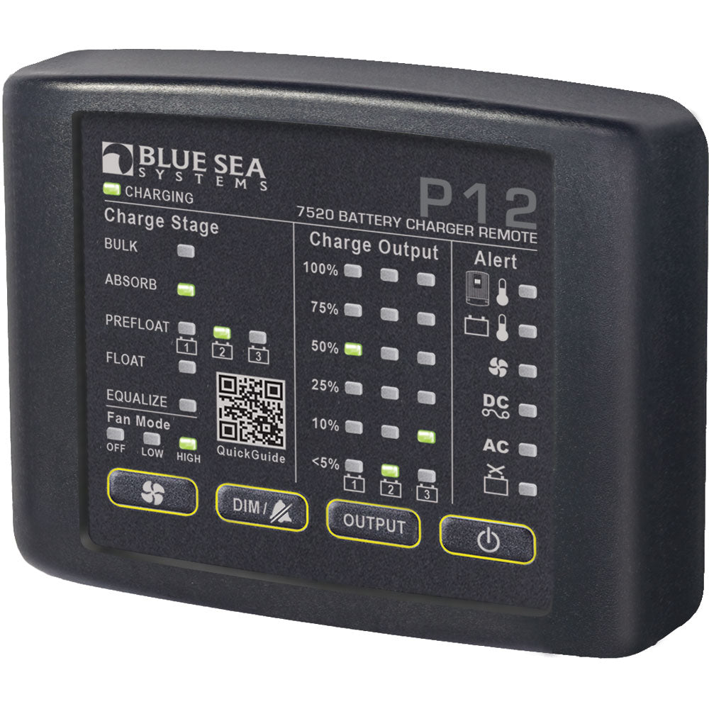 Blue Sea Systems P12 Battery Charger LED Remote, Cat5e, 150 ft Max Cable