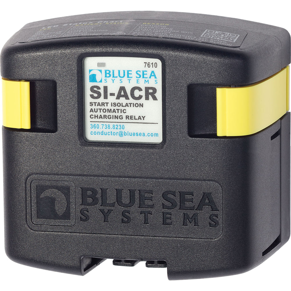 Blue Sea Systems SI-Series Automatic Charging Relay, 120A, 12V/24V, IP67, Ignition Protected
