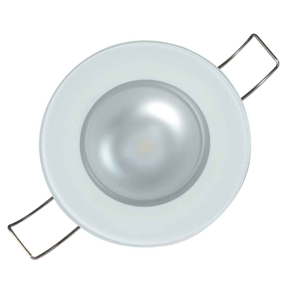 Lumitec Mirage Round Flush Mount LED Down Light, 10-30V DC, IP67, 3-6W