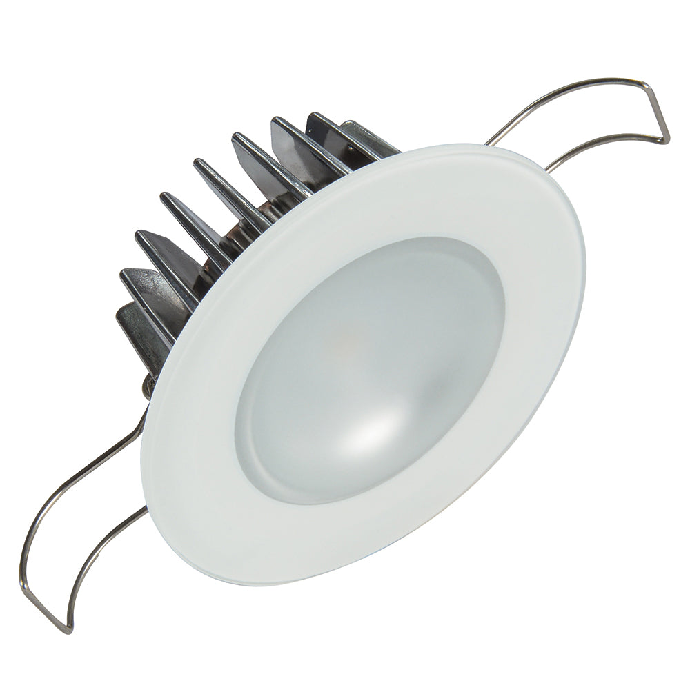 Lumitec Mirage Round Flush Mount LED Down Light, 10-30V DC, IP67, 3-6W