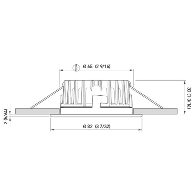 Quick Marine - KAI XP LP 4W LED Downlight - 10/30V, IP66