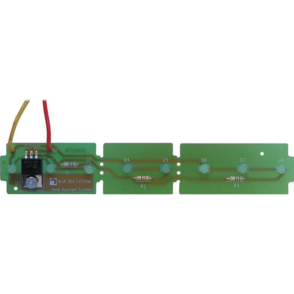 Blue Sea Systems Circuit Breaker Panel Backlight System, 10 Position, 12/24V