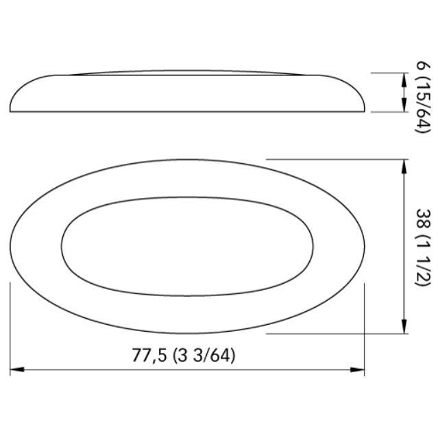 Quick Marine - Edel LED Courtesy Light - 1W, IP65, 0.04A