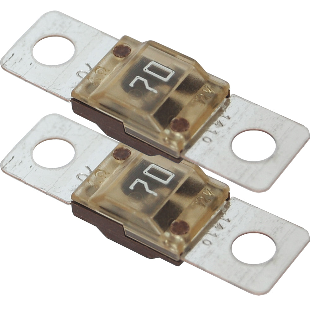 Blue Sea Systems AMI/MIDI Fuse Pair, 32V DC, Tin-Plated Copper Blades, Ignition Protected