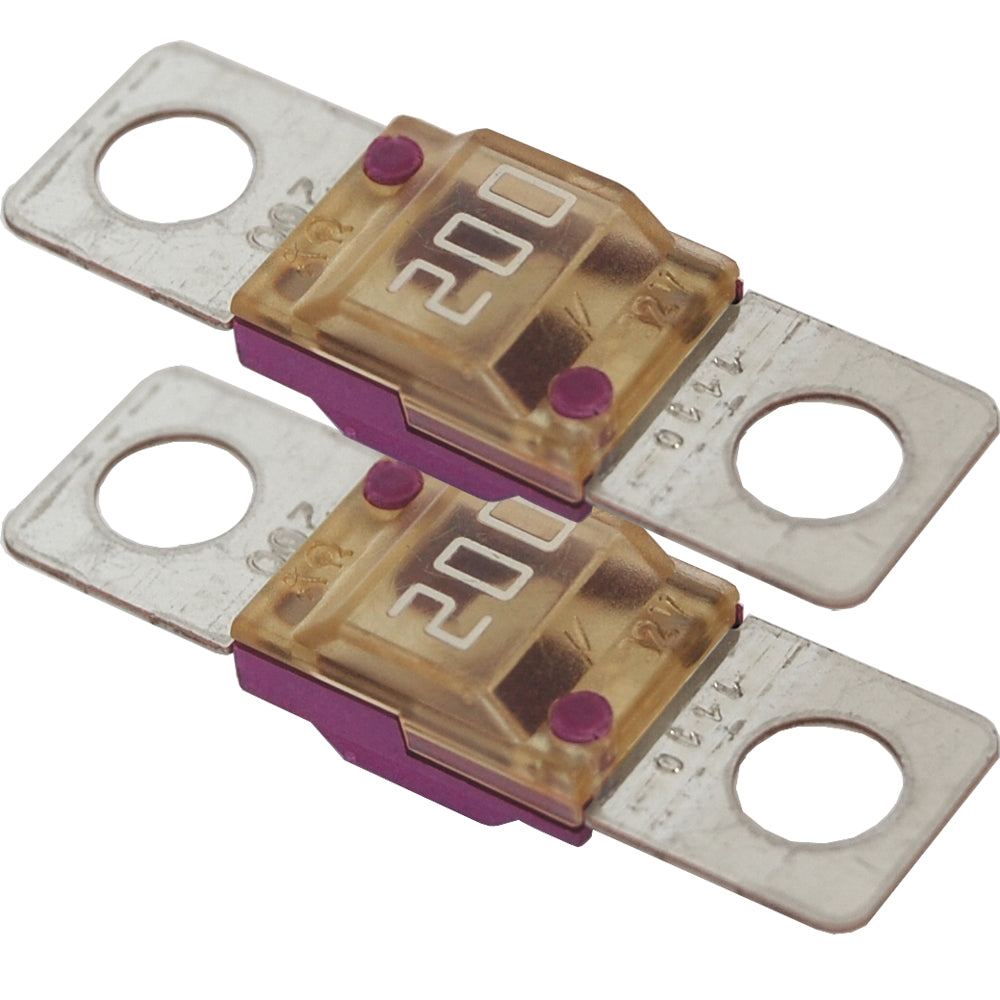 Blue Sea Systems AMI/MIDI Fuse Pair, 32V DC, Tin-Plated Copper Blades, Ignition Protected