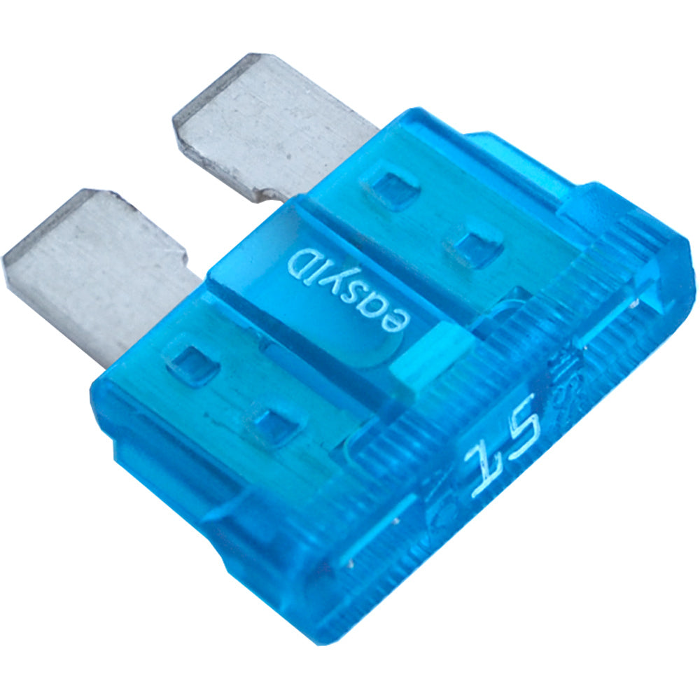 Blue Sea Systems easyID ATC Blade Fuse, LED Blown Indicator, 1000A at 32V DC, Tin-Plated Blades, 2pk