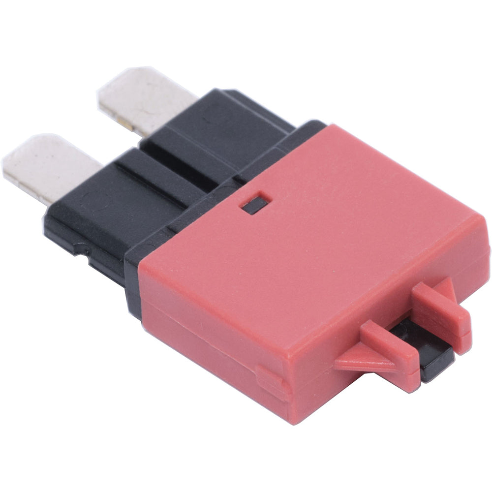Blue Sea Systems ATO/ATC-Style Low Profile Circuit Breaker, For ST-Blade Fuse Blocks, 32V DC, Thermal Trip, Manual Reset, 2pk