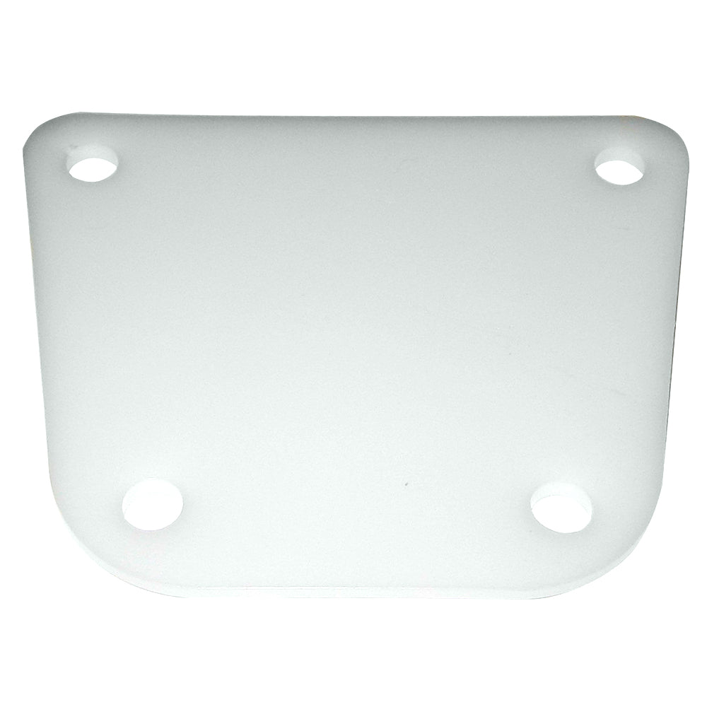 TACO Marine Table Column Wedge Plate, For F16-0080, Frosty White