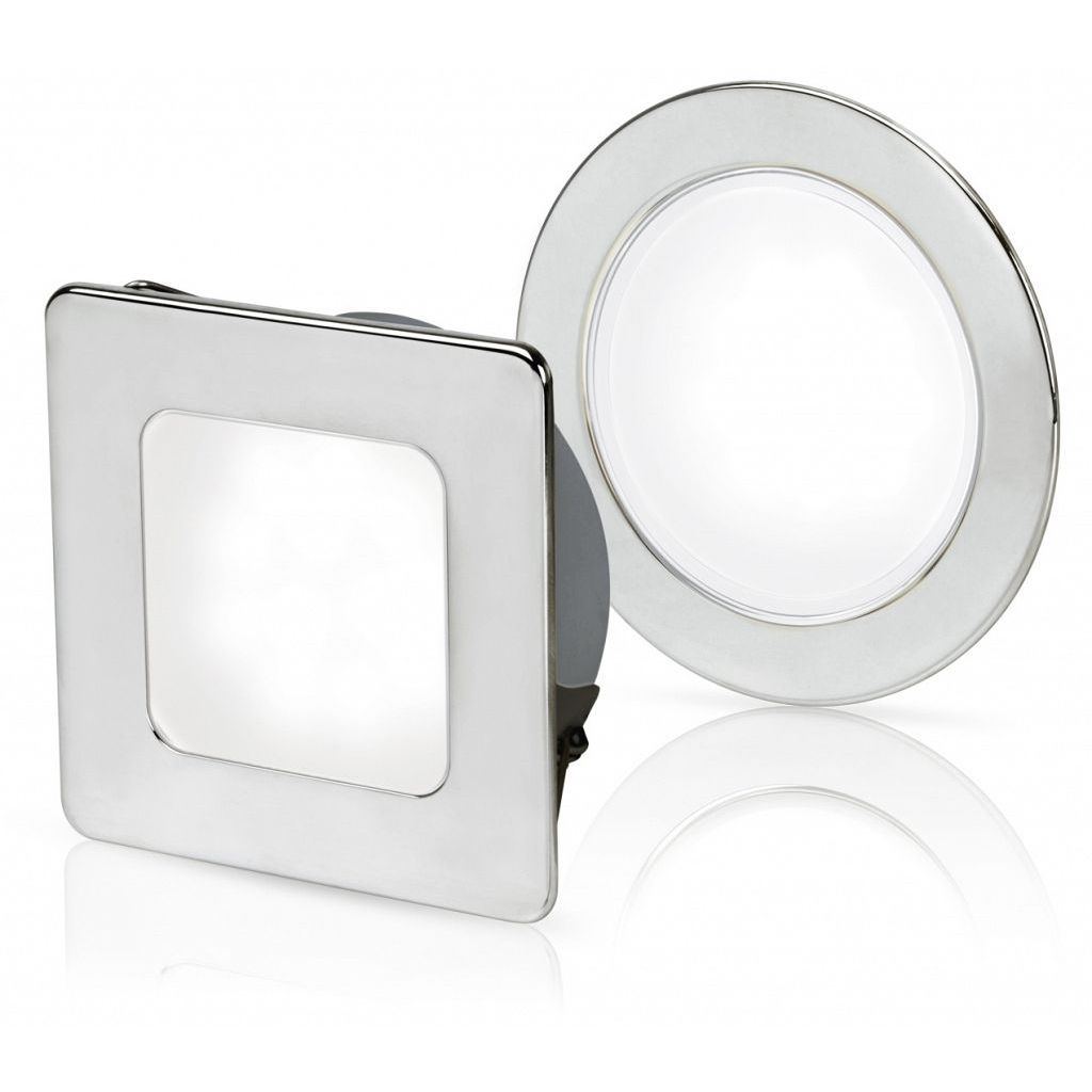 Hella Marine EuroLED 95 Gen 2 LED Downlight, 9-33V, IP6K9K, SS316 Trim, PWM Dimmable, Spring Clip Recess Mount
