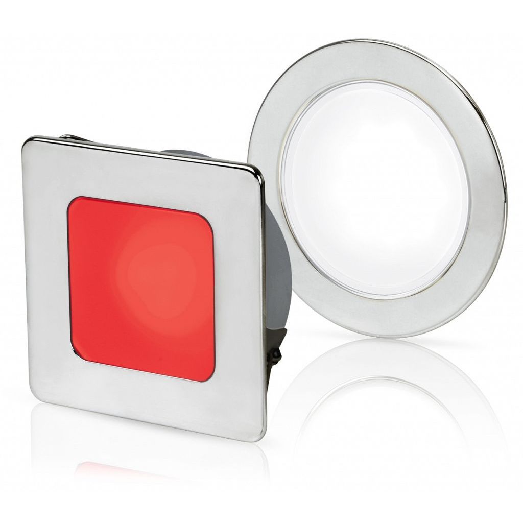 Hella Marine EuroLED 95 Gen 2 LED Downlight, 9-33V, IP6K9K, SS316 Trim, PWM Dimmable, Spring Clip Recess Mount
