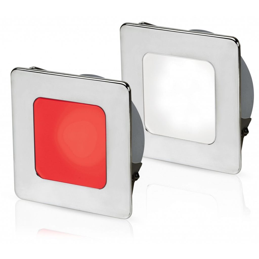 Hella Marine EuroLED 95 Gen 2 LED Downlight, 9-33V, IP6K9K, SS316 Trim, PWM Dimmable, Spring Clip Recess Mount
