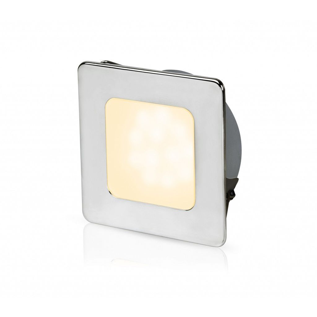 Hella Marine EuroLED 95 Gen 2 LED Downlight, 9-33V, IP6K9K, SS316 Trim, PWM Dimmable, Spring Clip Recess Mount